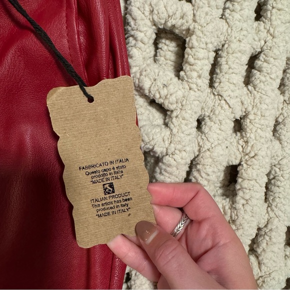 Authentic Italian Leather Shorts - Picture 2 of 5